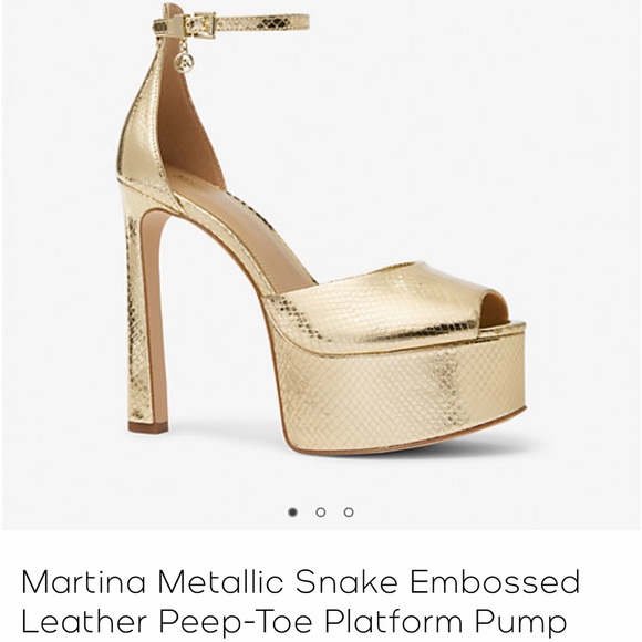 Michael Kors Peep Toe Pumps - Picture 1 of 15